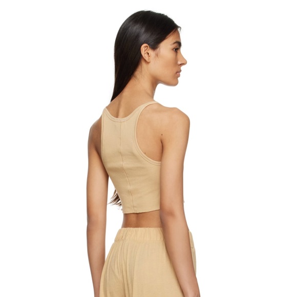 Eterne Beige Cropped Tank. Size Medium. New with tags - Picture 2 of 4